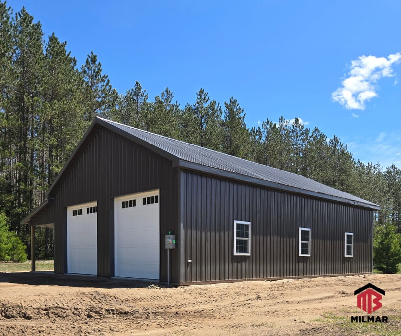 30x48x12-Garage-Pole-Barn-Gaylord-Michigan-Simpson