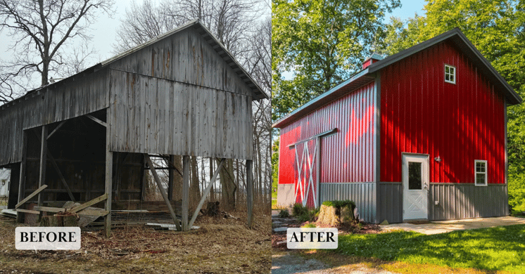 Blog Renovation Before After Barn