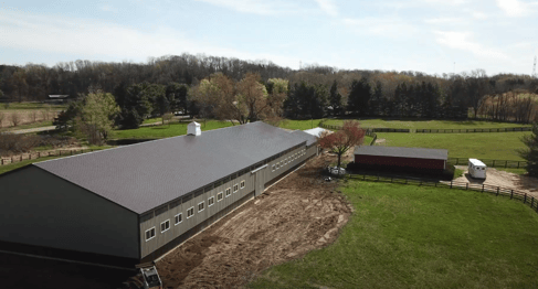 Burnished Slate, Clay Horse Barn and Arena 11