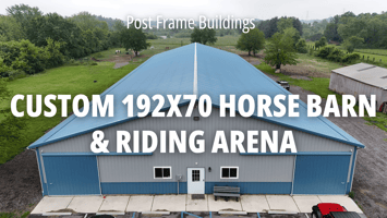Horse Barn Riding Arena Pole Barn by Milmar Buildings