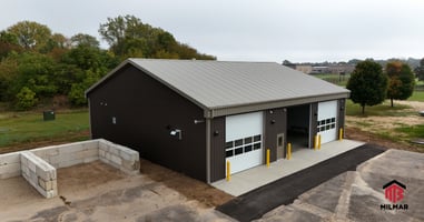 Post Frame Garage Warehouse in Michigan