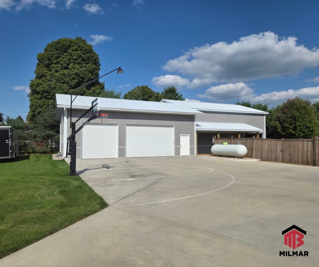 Garage-Addition-To-Existing-Garage-32x40x16-Pewter-Bright-White-Kalamazoo-Michigan-Nelson