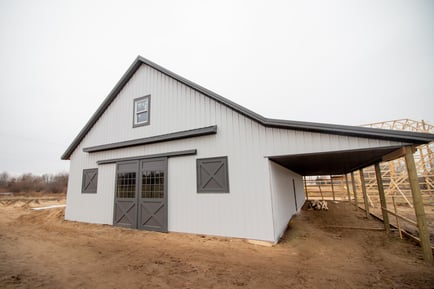 Milmar Pole Barn Agricultural Farm Building