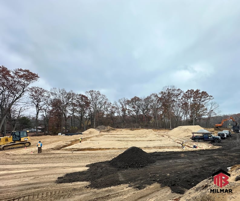 New Construction In Progress Strip Mall Michigan City, IN LaPorte County 84x100 Commercial Post Frame Business Building