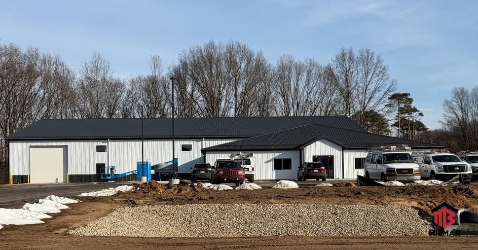 Post-Frame-Commercial-Warehouse-with-Office-Space-Paw-Paw-Michigan-15600-square-feet-94x134-and-42x72
