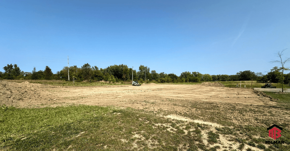 Retail Space Site Prep Pole Barn Milmar