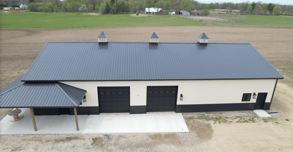 Milmar Pole Barn Commercial Build