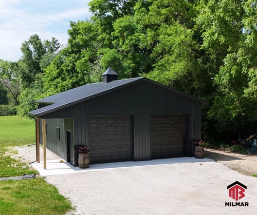 30x40x12-Garage-Pole-Building-Lowell-Indiana-Wilkins