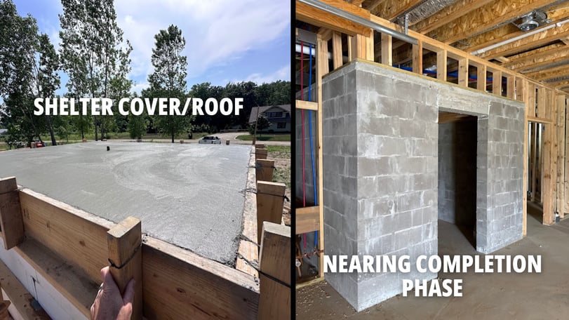 Storm-Shelter-In-Barndominium-Construction