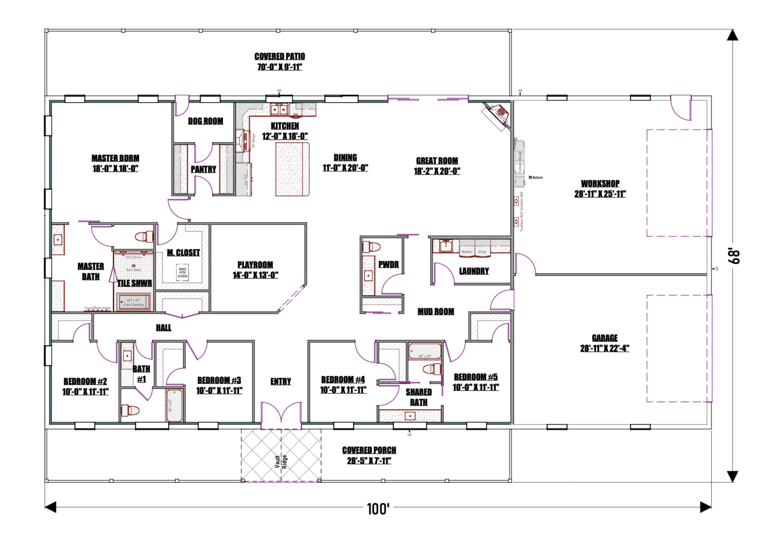 The Columbia Falls Floor Plan The Columbia Falls Floor Plan