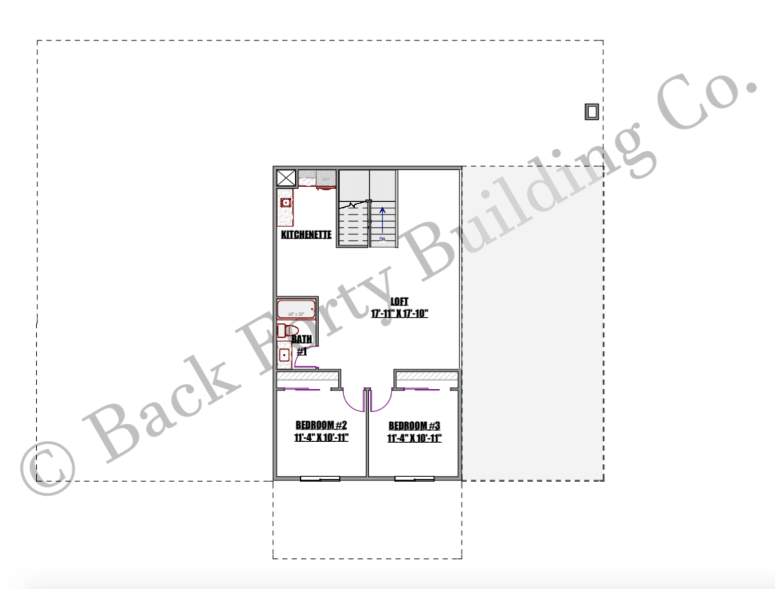The White Pine Barndo Floor Plan 2
