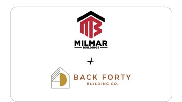 Back Forty Barndominium Designs Partnering with Milmar Buildings Barndominium/Post Frame Home Builder