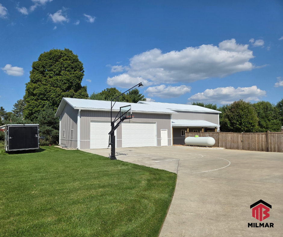 Addition-To-Existing-Garage-32x40x16-Pewter-Bright-White-Kalamazoo-Michigan-Nelson