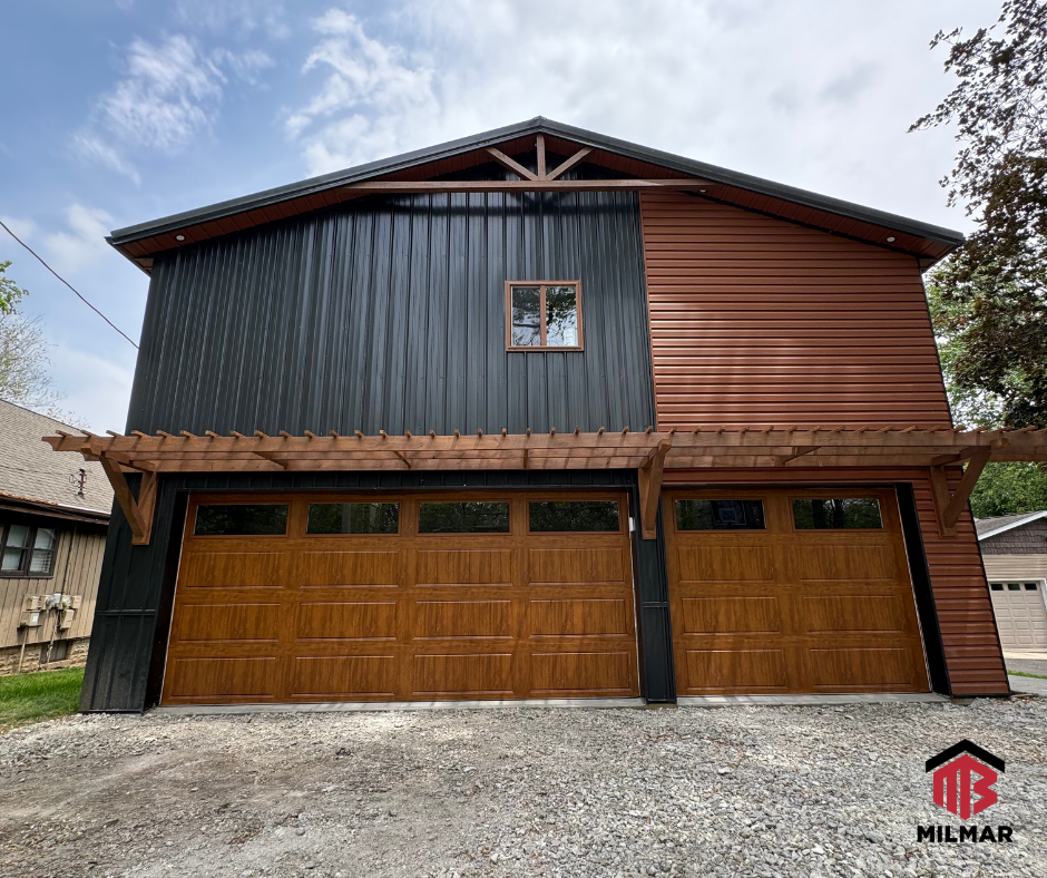 Black-and-Cedar-Metal-Garage-Pole-Barn-Building-30x40x16-Lake-County-Indiana-Wirtz Black-and-Cedar-Metal-Garage-Pole-Barn-Building-30x40x16-Lake-County-Indiana-Wirtz