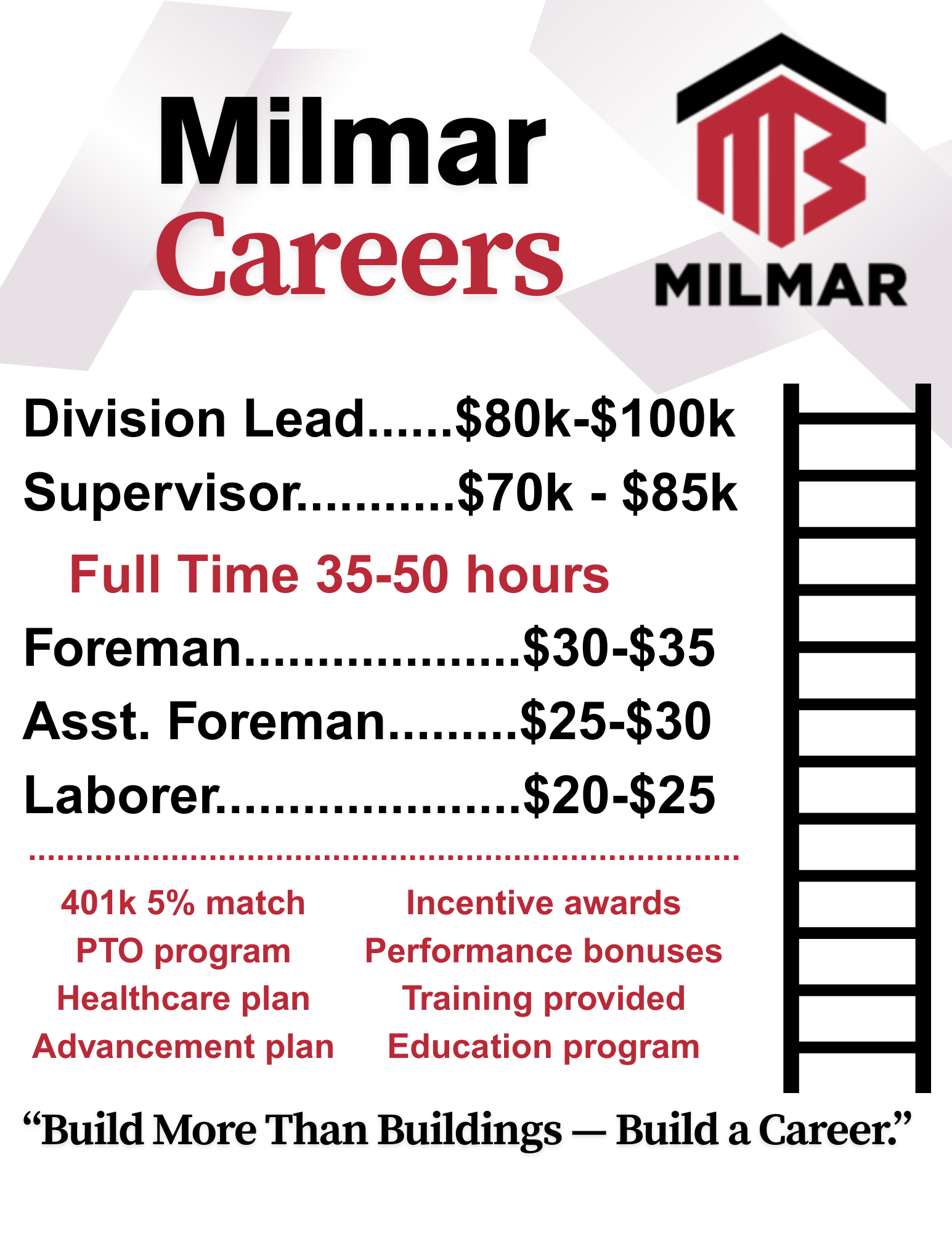 Copy of Milmar Careers Copy of Milmar Careers