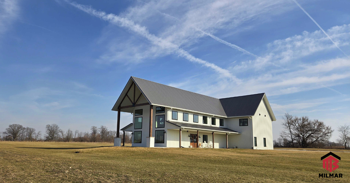 Milmar Buildings Barndo Home Barndominium Pendleton, IN