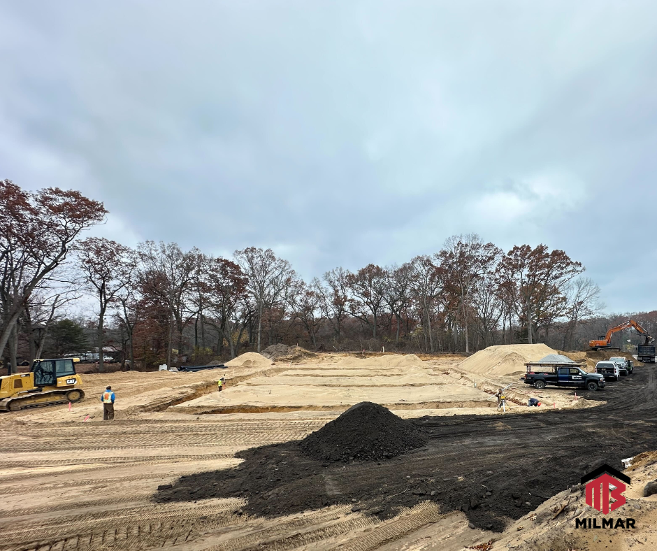 Site Prep for New Post Frame Construction Building in Michigan
